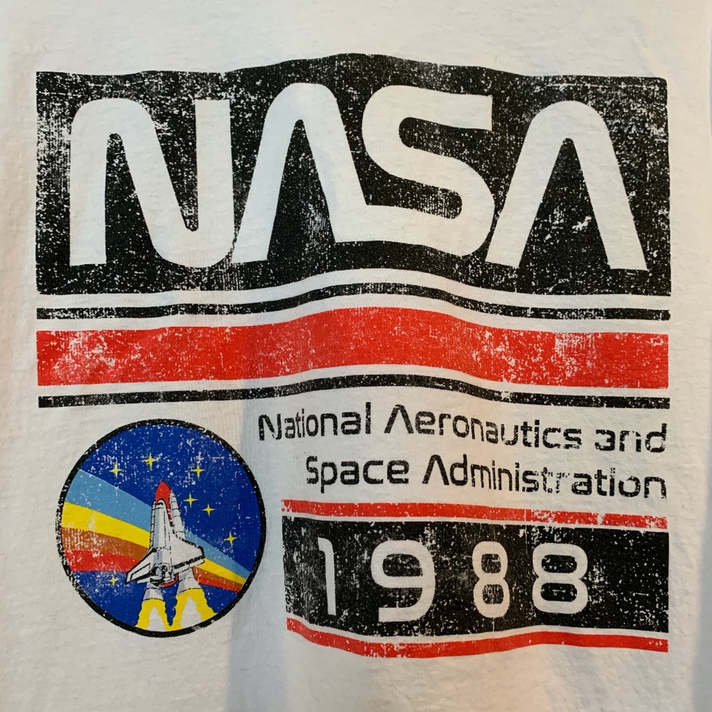 NASA Vintage Logo Long Sleeve Tee sz XL